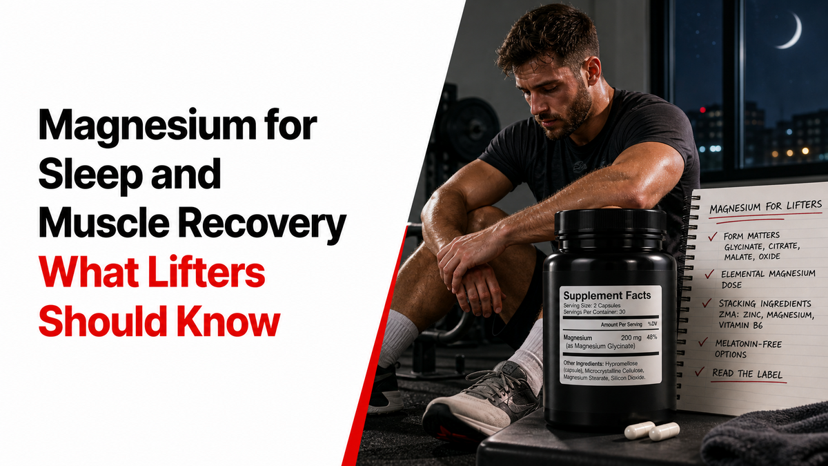 Magnesium for Sleep and Muscle Recovery What Lifters Should Know