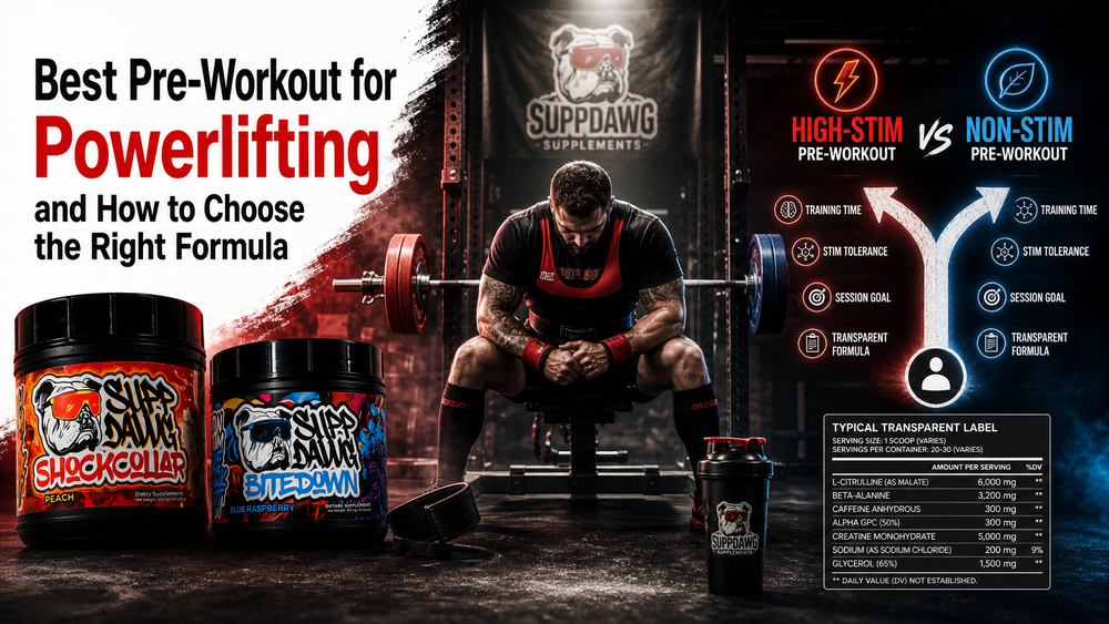 Best Pre-Workout for Powerlifting and How to Choose the Right Formula