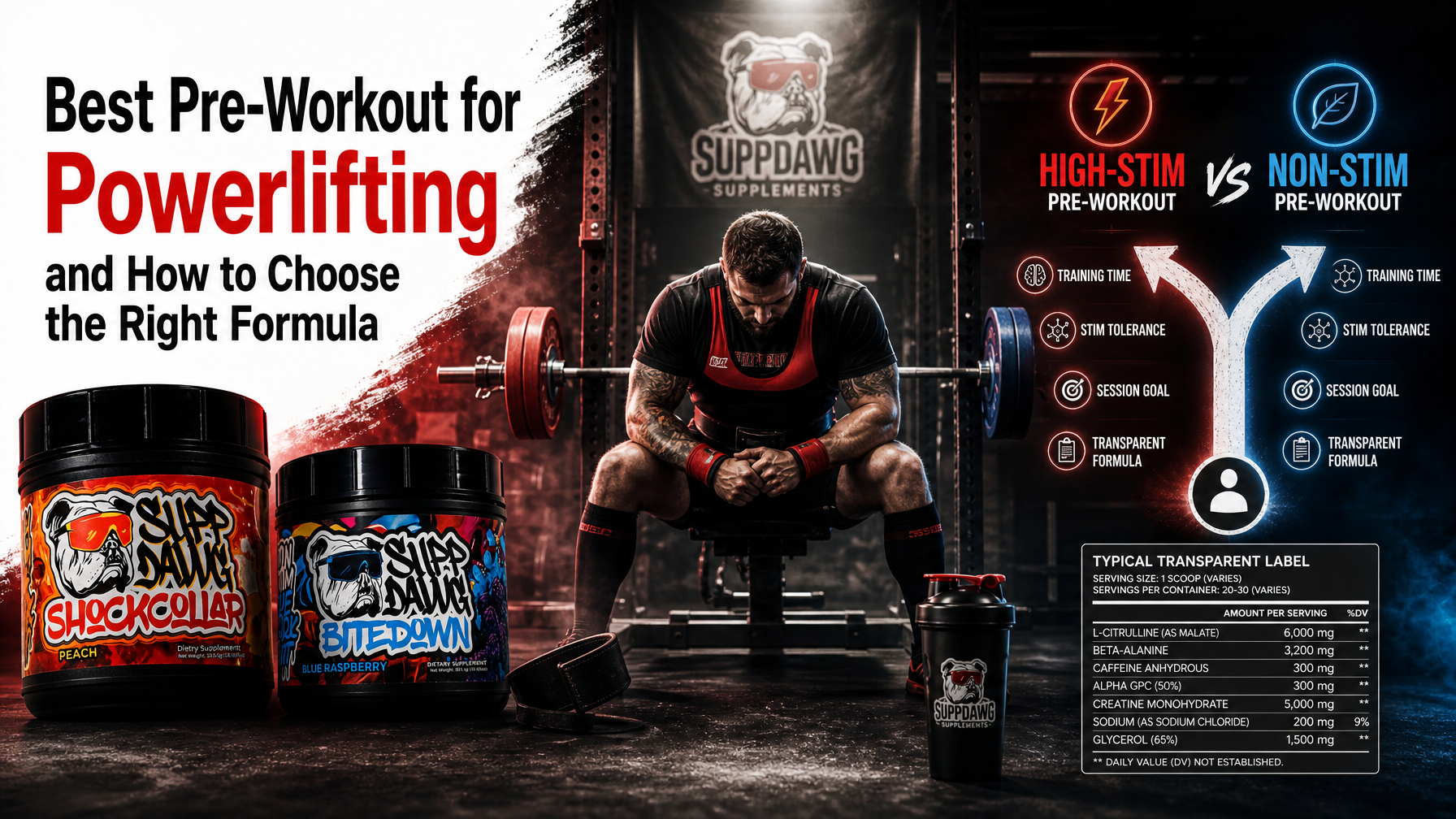 Best Pre-Workout for Powerlifting and How to Choose the Right Formula