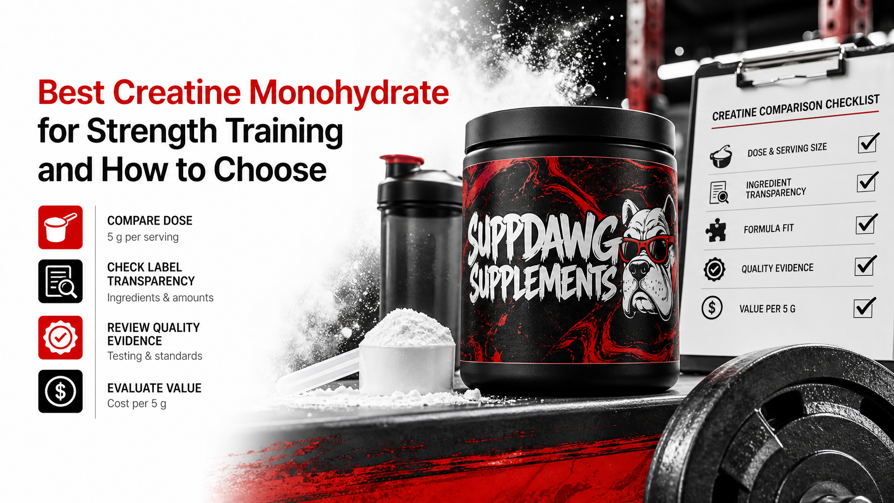 How to Compare Creatine Monohydrate: Dose, Form and Value