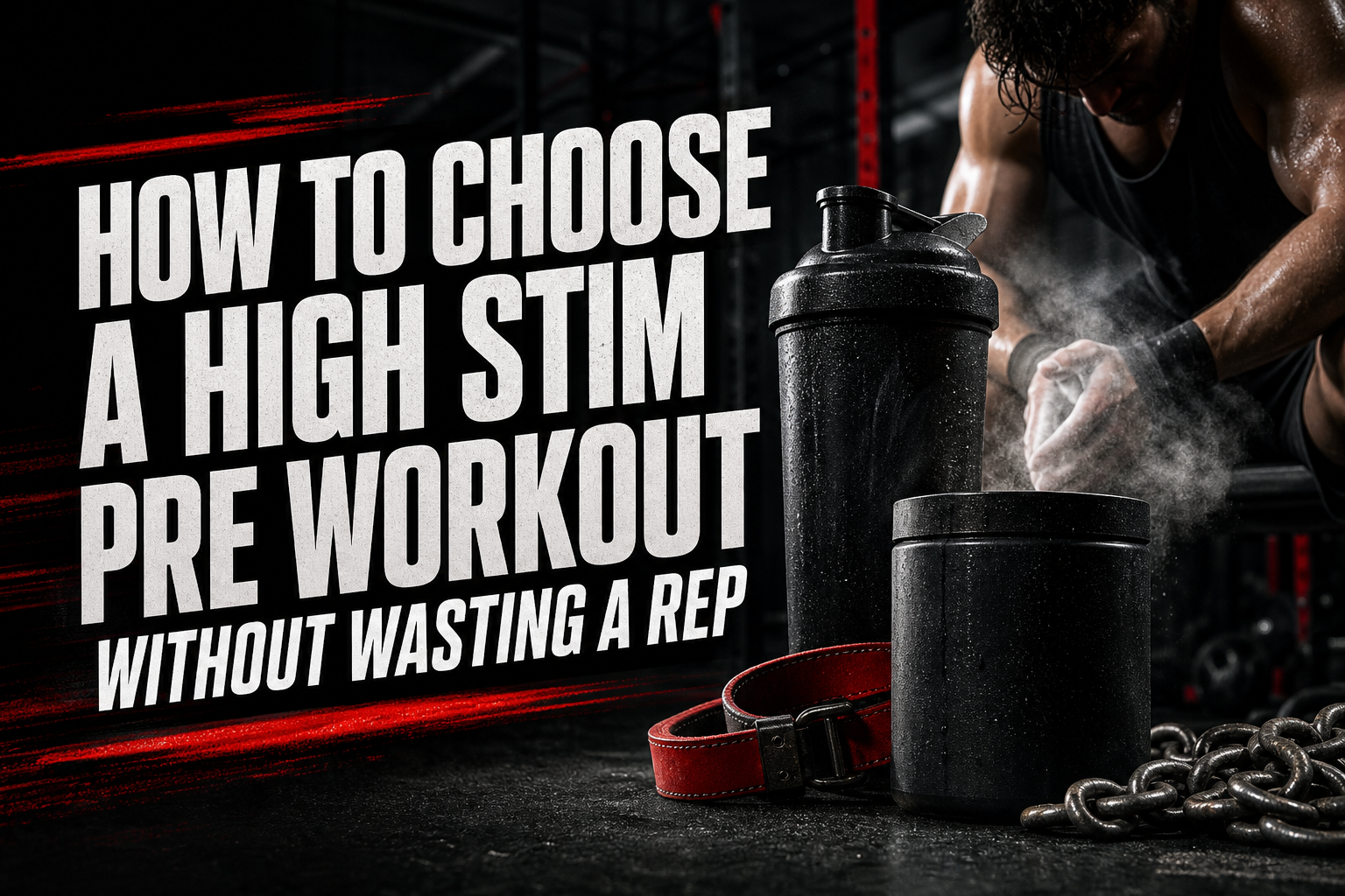 Hero image for How to Choose a High Stim Pre Workout Without Wasting a Rep
