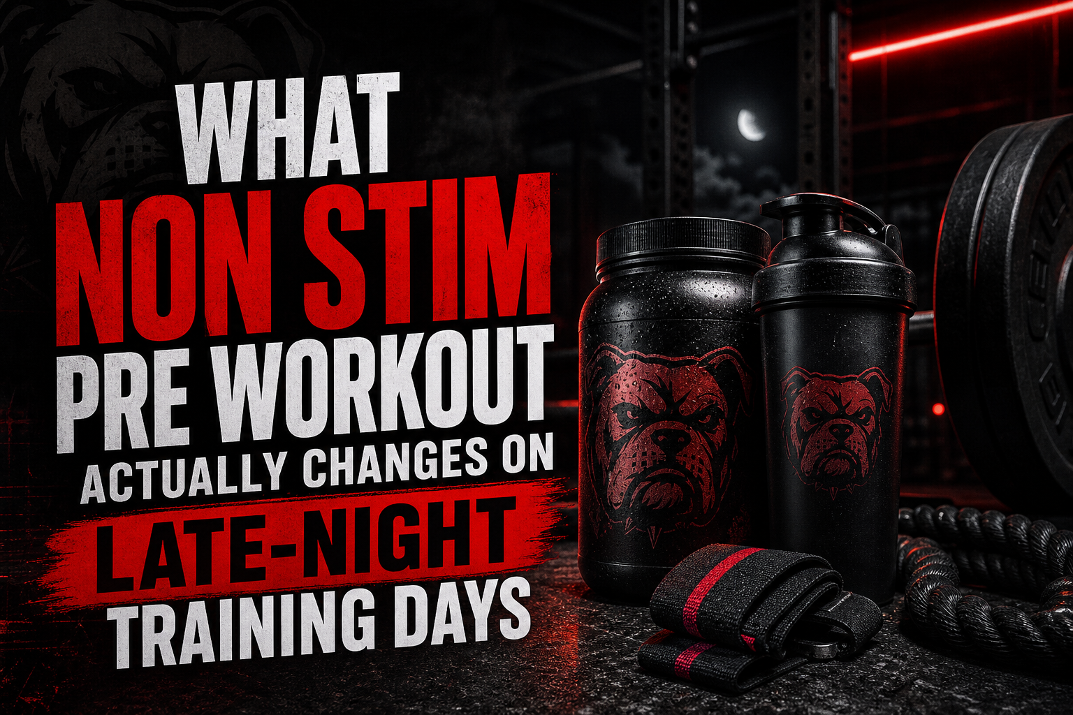 Hero image for What Non Stim Pre Workout Actually Changes on Late-Night Training Days