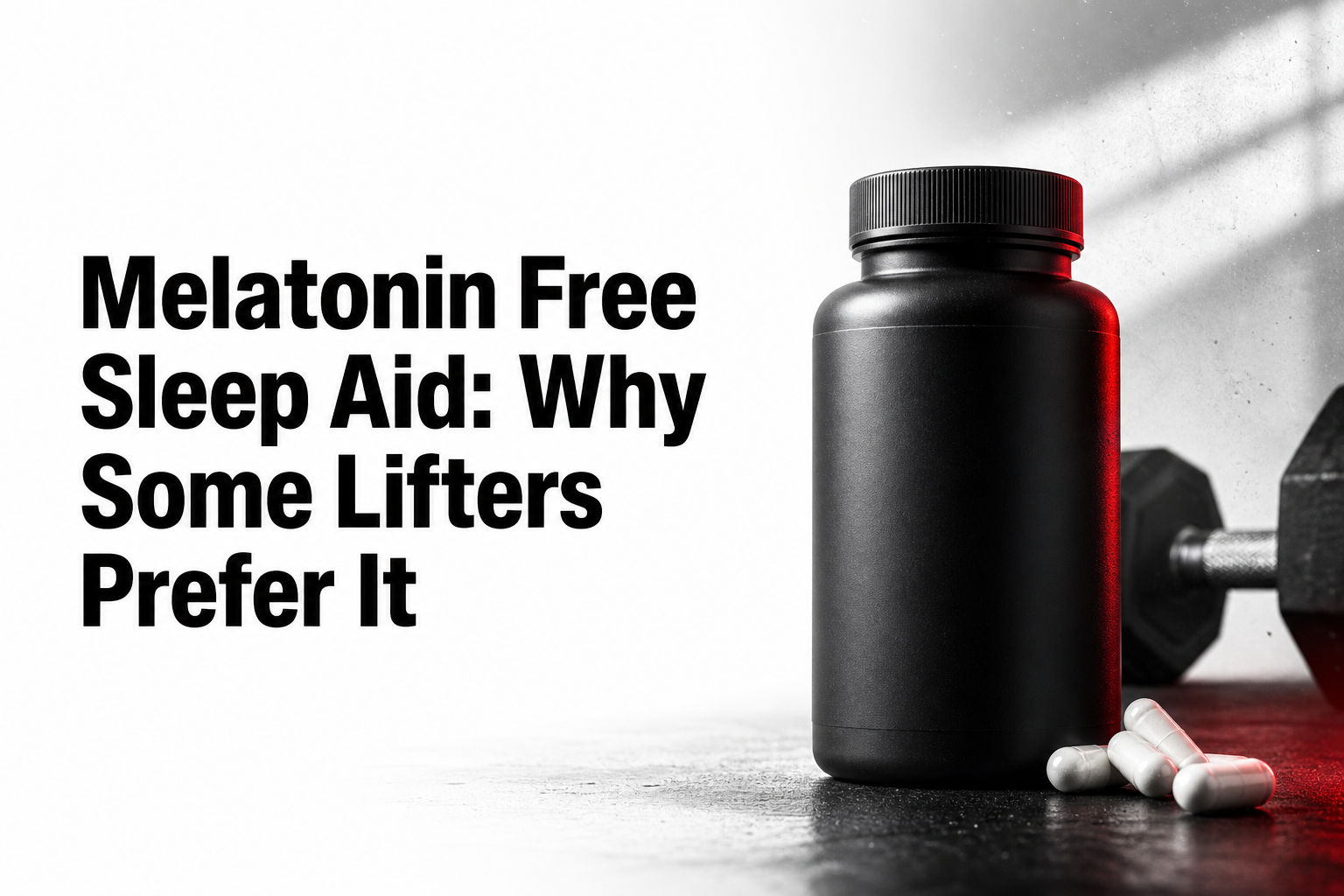 Hero image for Melatonin Free Sleep Aid: Why Some Lifters Prefer It