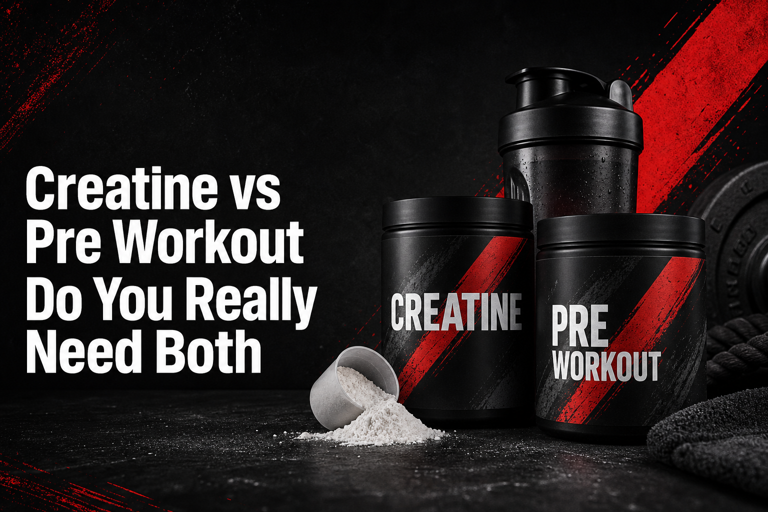Hero image for Creatine vs Pre Workout Do You Really Need Both