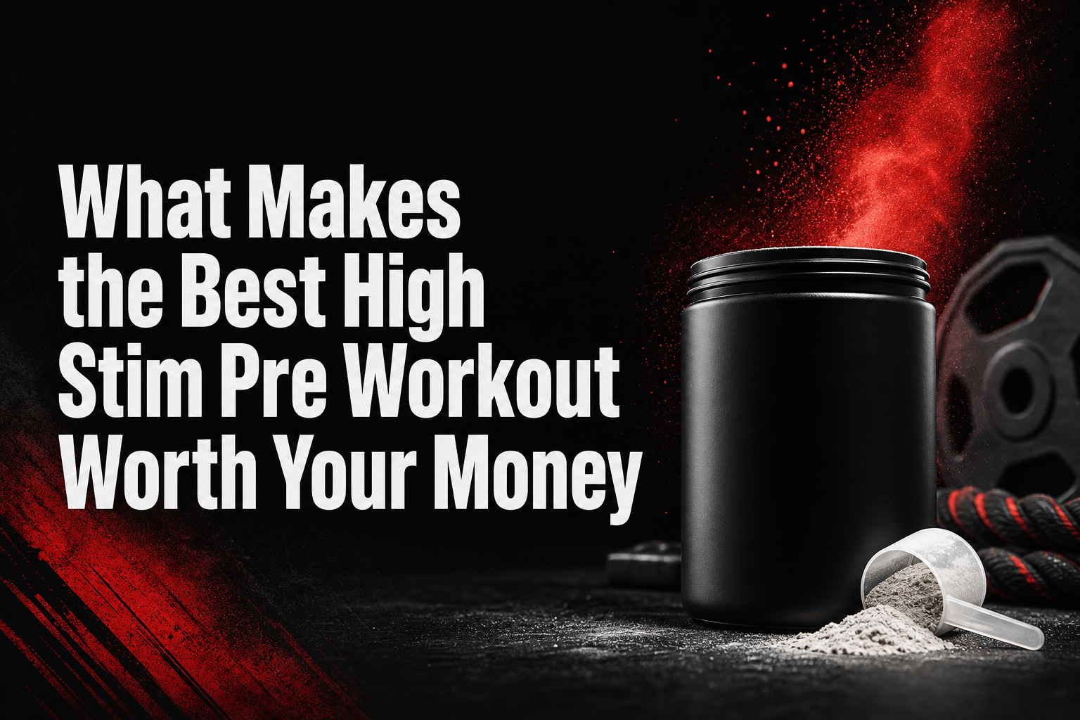 Hero image for What Makes the Best High Stim Pre Workout Worth Your Money