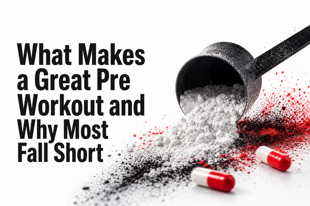Hero image for What Makes a Great Pre Workout and Why Most Fall Short