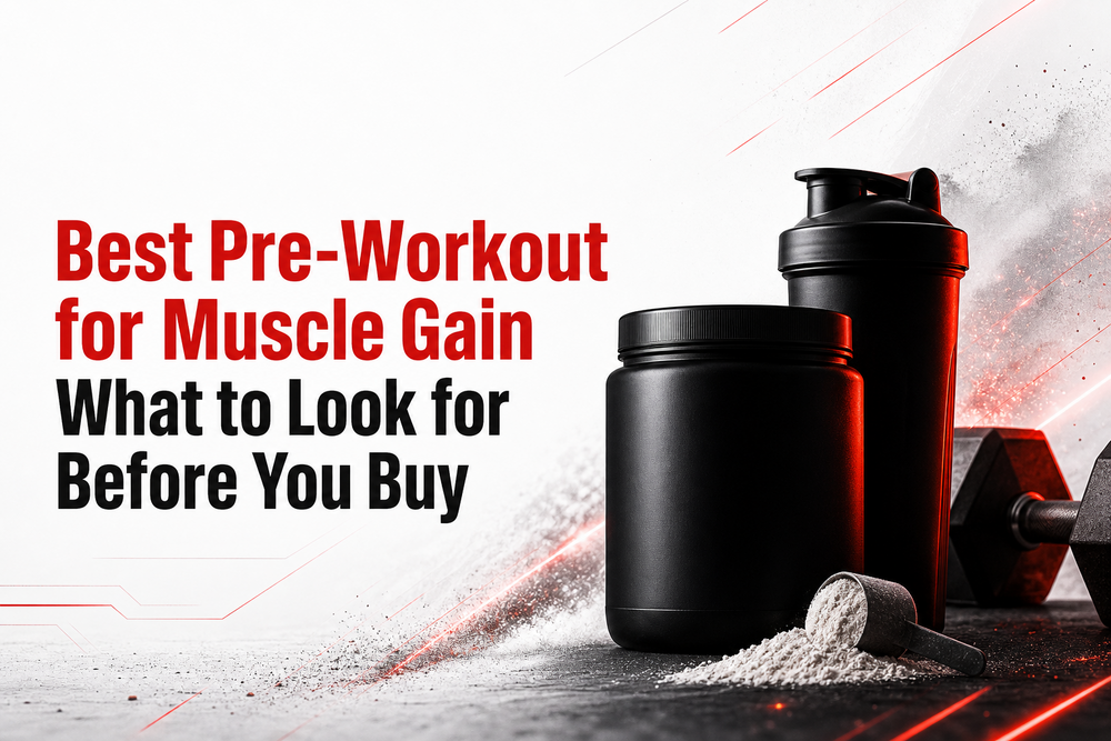 Hero image for Best Pre-Workout for Muscle Gain What to Look for Before You Buy