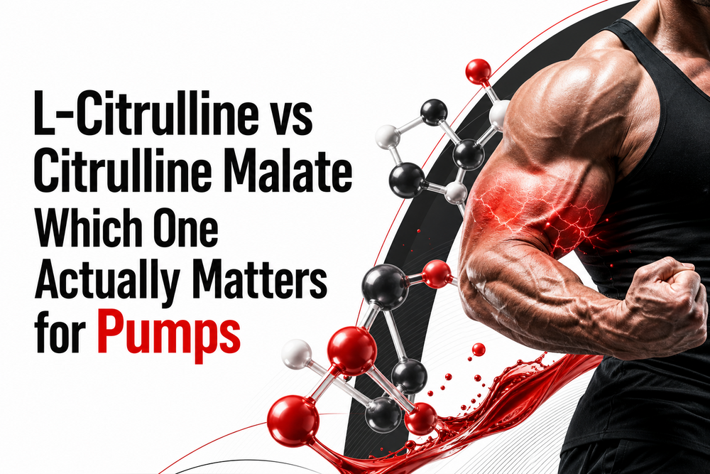 Hero image for L-Citrulline vs Citrulline Malate Which One Actually Matters for Pumps