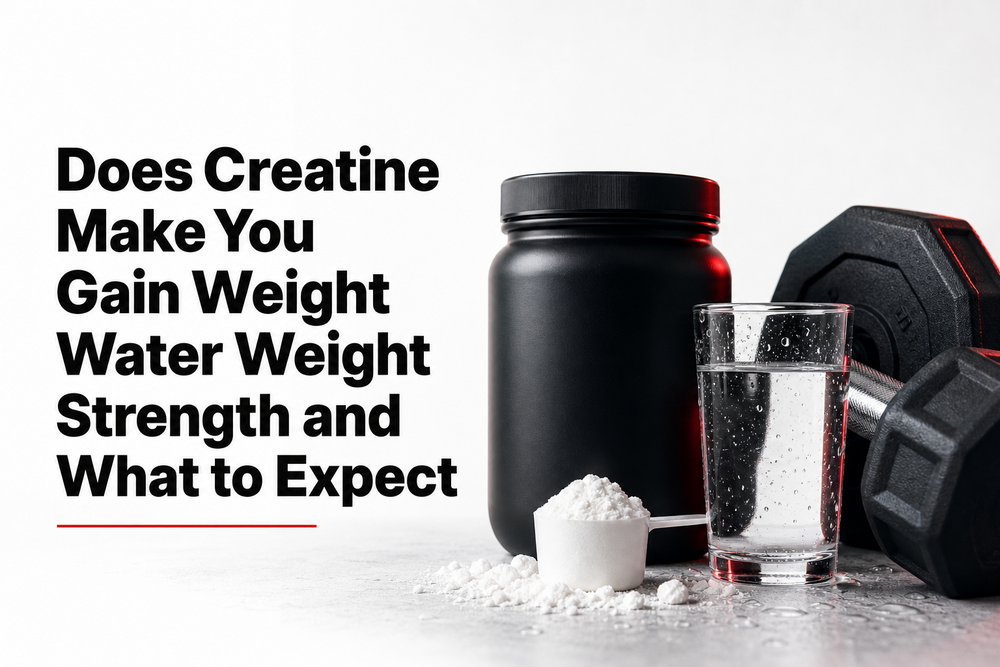 Hero image for Does Creatine Make You Gain Weight Water Weight Strength and What to Expect