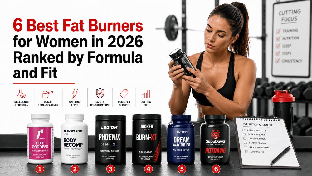 6 Best Fat Burners for Women in 2026 Ranked by Formula and Fit with product overview and evaluation checklist.