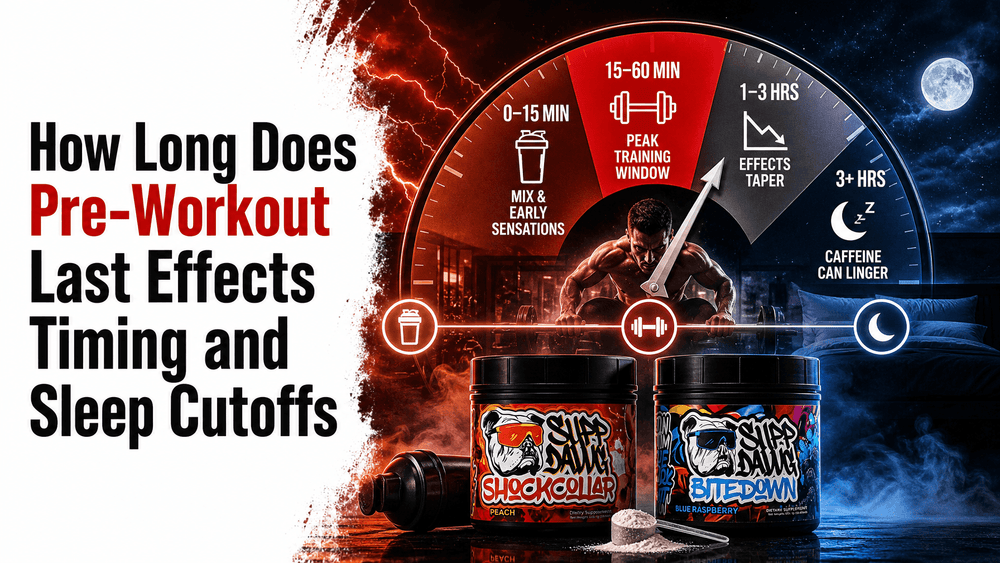 How Long Does Pre-Workout Last? Pre-workout effects duration timing and caffeine sleep cutoffs