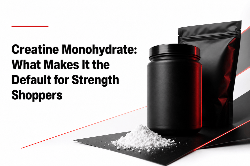 Hero image for Creatine Monohydrate: What Makes It the Default for Strength Shoppers