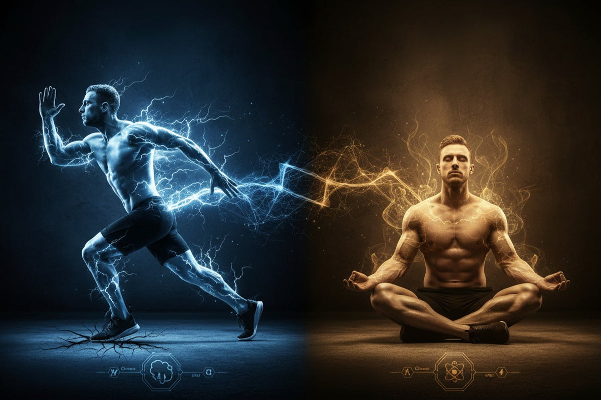Supp Dawg performance and mental focus dual-energy infographic