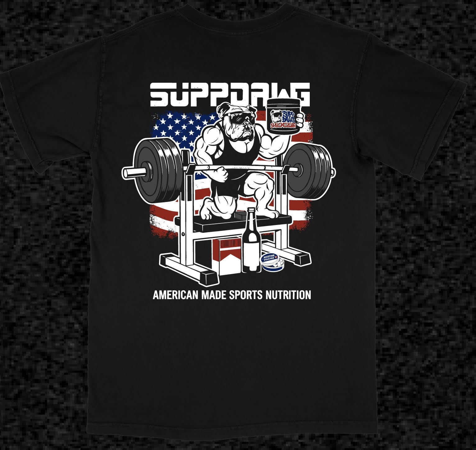 The Ultimate Pump Cover: Introducing the Limited Edition SuppDawg "Balanced Diet" Tee