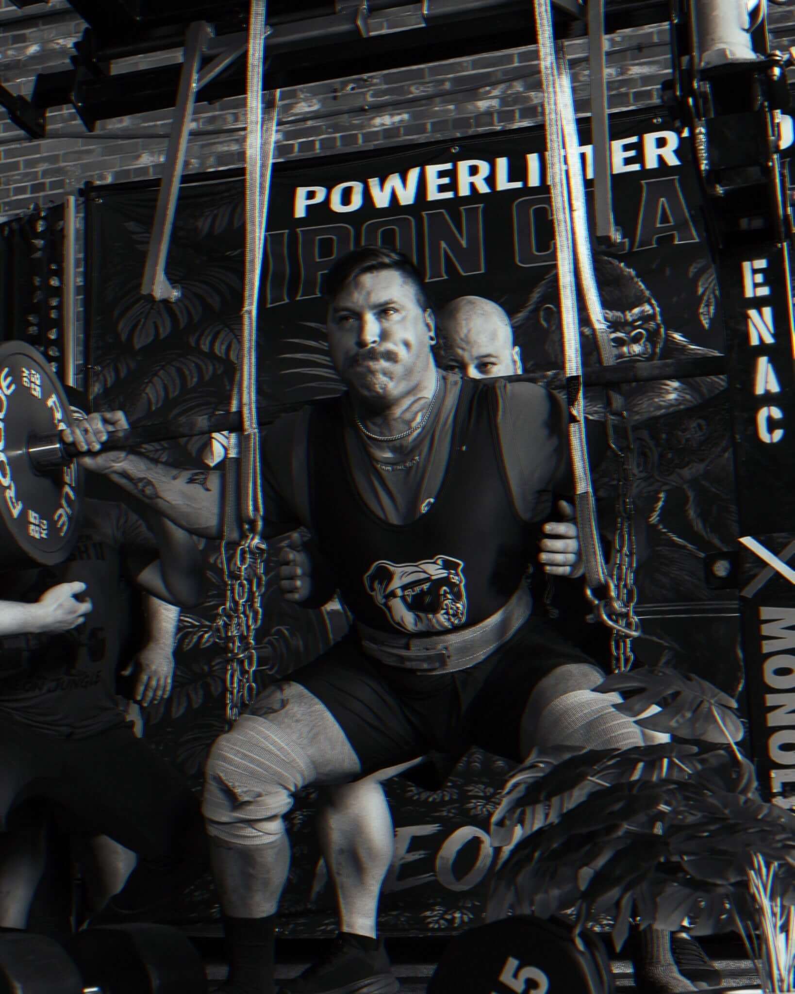 Strength athlete training with Buffdawg Creatine Daily Blend
