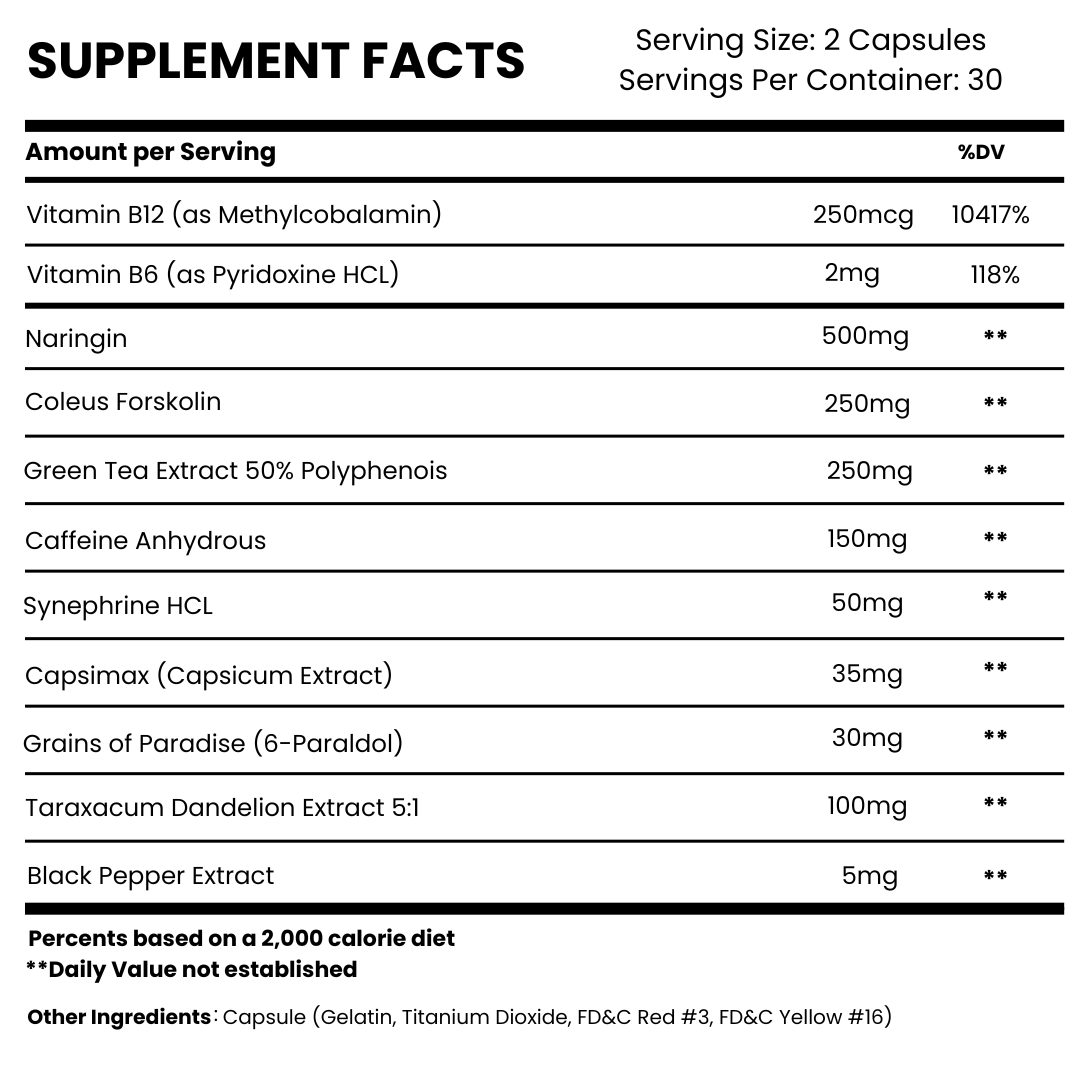 HOTDAWG THERMOGENIC FAT BURNER - SuppDawg