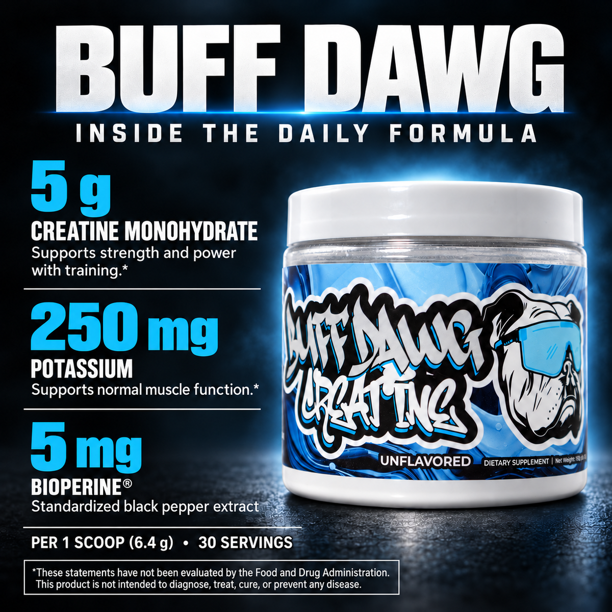 Buff Dawg  — Ingredient overview