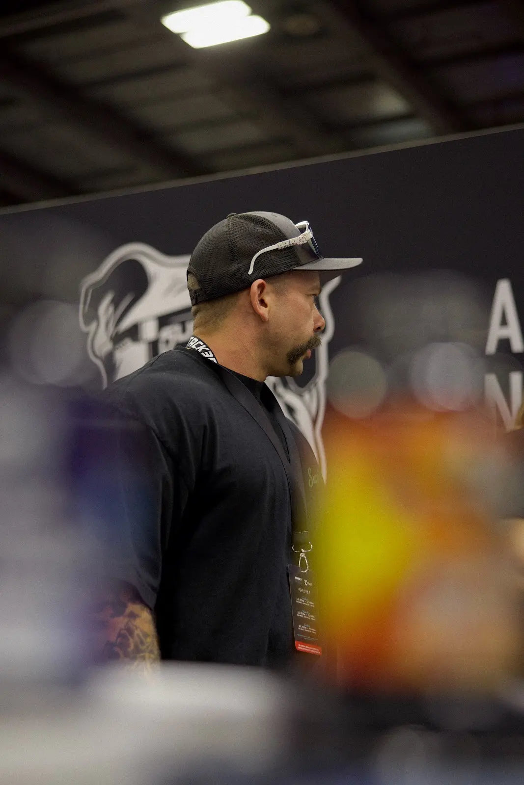 SuppDawg founder Chris Northern representing the brand at the Arnold Sports Festival