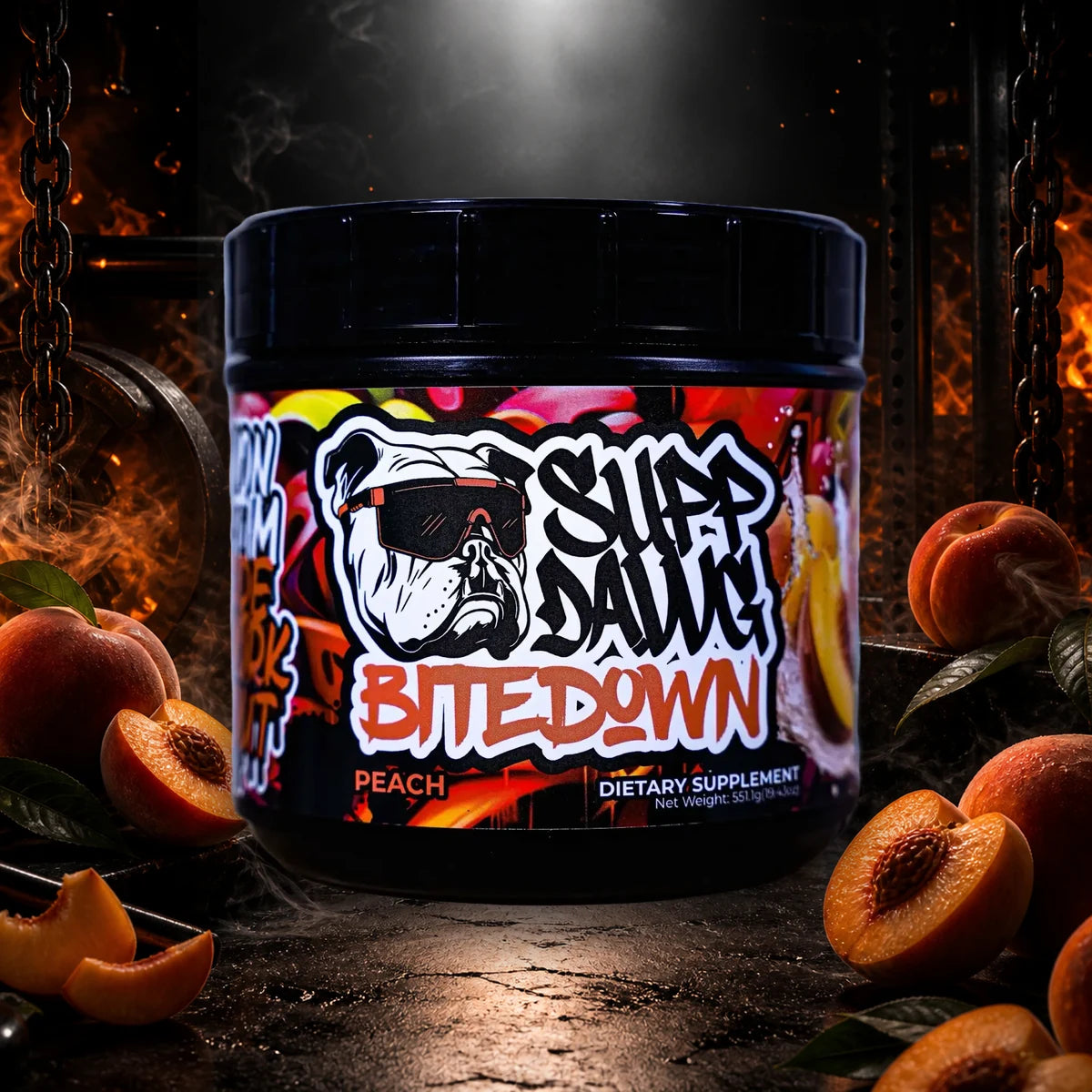 Bite Down Non-Stim Pre-Workout – 30 Servings supplement container